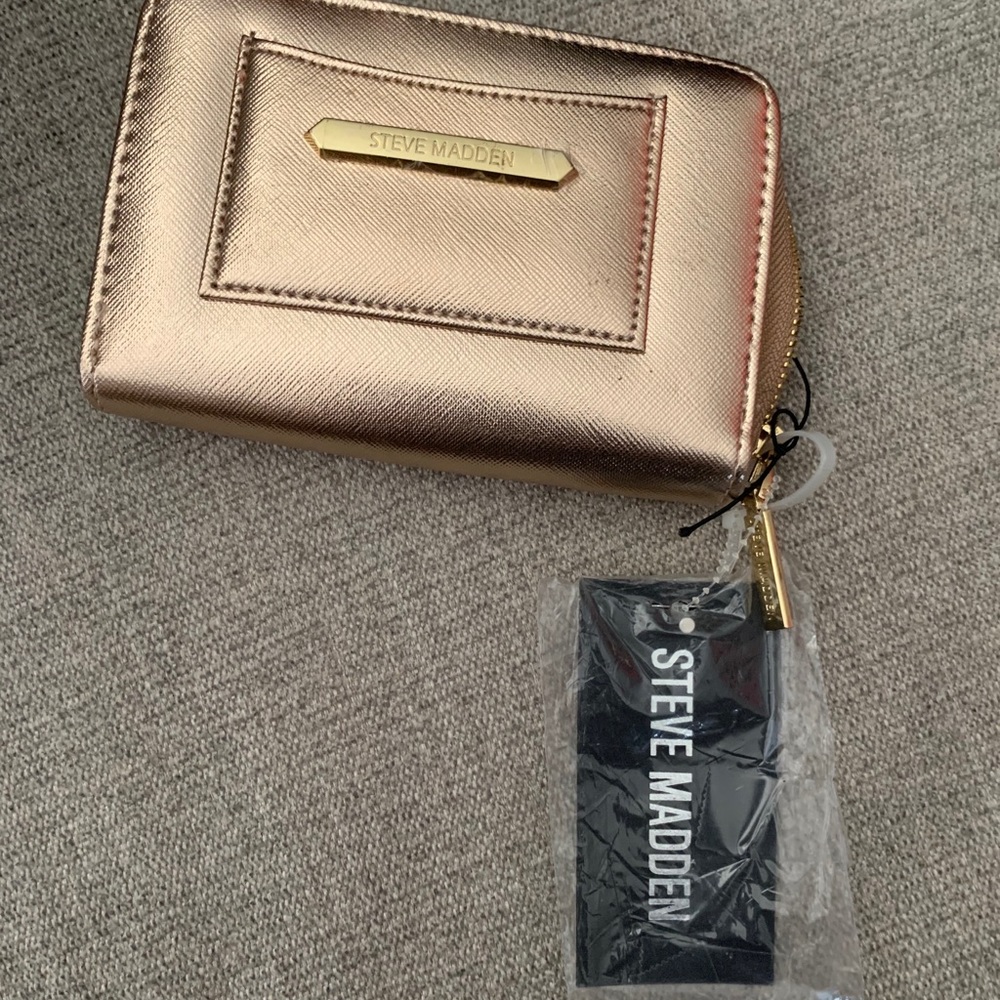 Gold Steve Madden Wallet